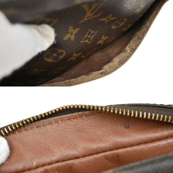 LOUIS VUITTON Compiegne 28 Clutch Bag Monogram Leather Brown GHW M51845 63KB271 - Picture 13 of 15